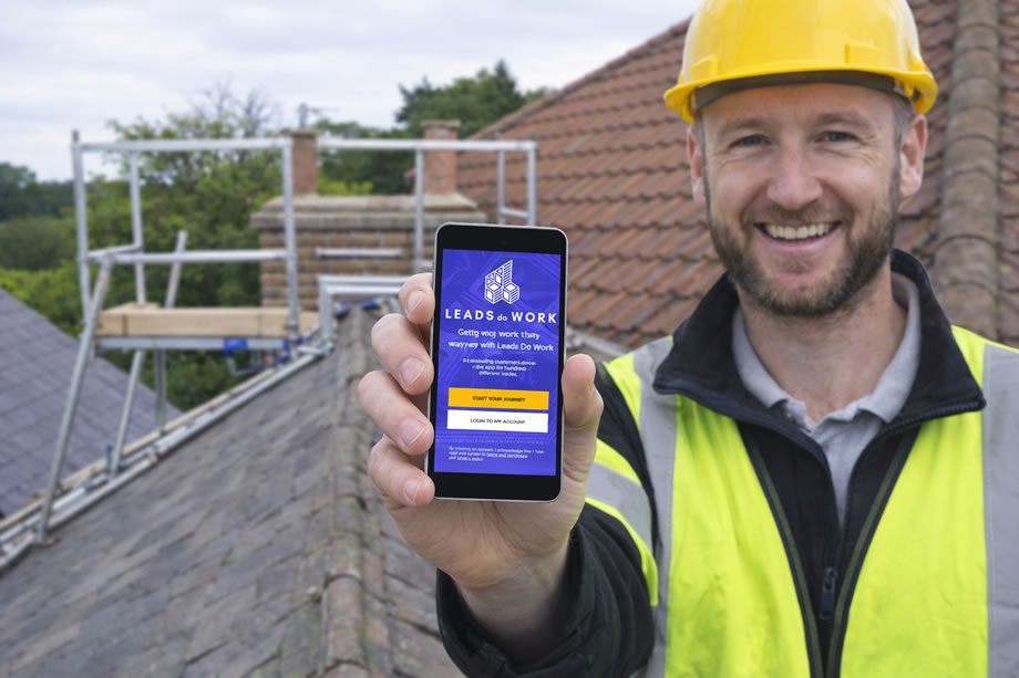 roofing job leads in mobile app for roofers