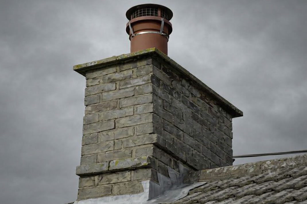chimney cowl installation