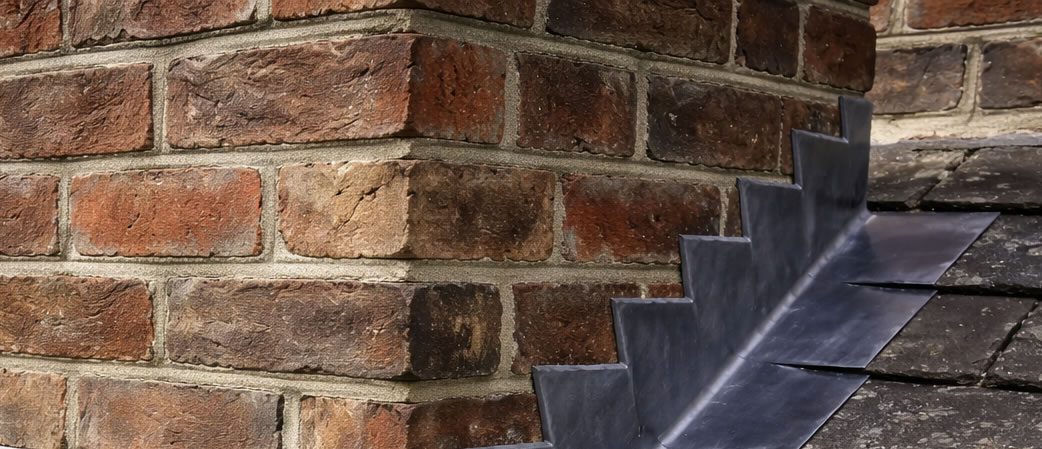 chimney flashing repaired